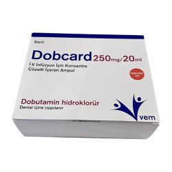 Добутамин Добкард Dobcard (dobutamine) р-р д/ин амп 250мг/20мл в Балашихе и области фото